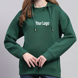 Sudadera con Capucha Oversize de Alta Calidad, 100% Algodón, Lavado Ácido, Ecológica, para Mujer, Estilo Urbano, con Logotipo Bordado Personalizado, Color Sólido - Product Image 1