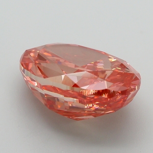 Diamant rose vif fantaisie certifié IGI, cultivé en laboratoire, taille ovale, diamant non monté pour la vente en gros de bijoux fins - Product Image 4