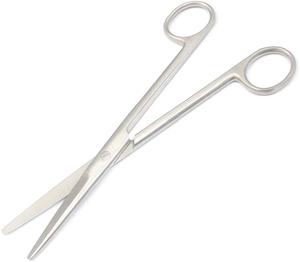 Tijeras Quirúrgicas Veterinarias Manuales de Acero Inoxidable Safety Point Mayo Noble Rectas - Product Image 1