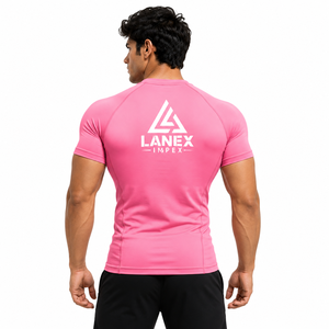 <b>Men</b> <b>Compression</b> T-<b>Shirt</b> Quick Dry Athletic Gym <b>Shirt</b> | Muscle Fit Workout Training Tee | Stretch Running Fitness Sportswear Tee - Product Image 4