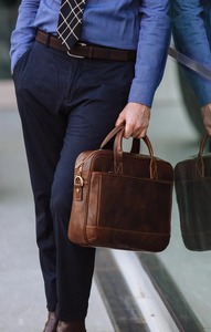 Wholesale Supply Compact Leather Laptop <b>Bag</b> for Daily Office Work Travel Lightweight <b>Bag</b> Available at Affordable Price - Product Image 5