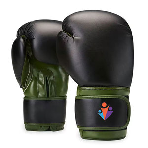 Gants de boxe en similicuir de haute qualité, les plus vendus, pour l'entraînement sportif en extérieur, ajustables avec fermeture, design personnalisable - Product Image 1