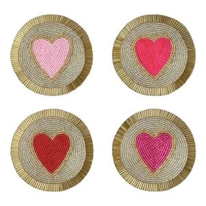 Elegante Posavasos Artesanal con Cuentas y Bordado Detallado para Servir Té y Café y Decorar Mesas Sofisticadas - Product Image 3