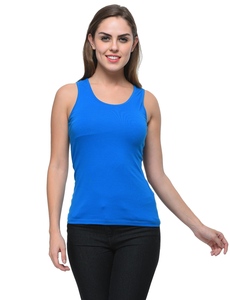 Factory Wholesale <b>Womens</b> <b>Sleeveless</b> Tank Top Gym Fitness Workout Sports <b>Shirt</b> Custom Logo Cotton Athletic Summer Casual Apparel - Product Image 1