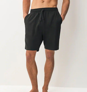 Pantalones Cortos Deportivos Hip Hop para Hombre al por Mayor, con Logotipo Personalizado, Cómodos, Transpirables, de Secado Rápido, Ecológicos, de Poliéster y Algodón No Tejido - Product Image 2