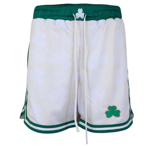 Pantalones Cortos Deportivos de Baloncesto para Hombre, Doble Capa, Transpirables, con Cintura Elástica y Bolsillos con Cordón - Product Image 3