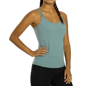 Tops de yoga pour femmes Prix de gros Personnalisable Tissu de la meilleure qualité Échantillon gratuit - Product Image 1