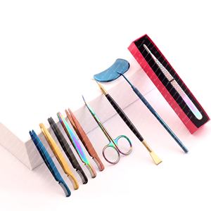 Pince à épiler volume d'extension de cils en acier inoxydable antistatique pince à épiler à pointe pointue pour couches épaisses et minces - Product Image 4