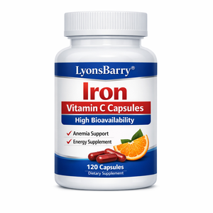 Comprimés de fer et de vitamine C à haute biodisponibilité, soutien contre l'anémie, supplément énergétique pour adultes, 500 mg, fabricant OEM Inde - Product Image 2