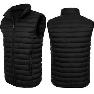 Gilet matelassé personnalisé avec logo, gilets équestres, vêtements d'hiver décontractés, veste rembourrée, manteau, gilets matelassés pour hommes - Product Image 5