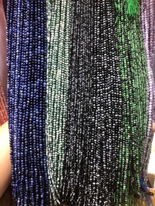 Natural Pink Rose Quartz Rondelle Faceted Top Grade Loose Gemstones 8 Strand 100-120 Cts 0.45-0.50mm Drill Hole Jewellery Making - Product Image 5