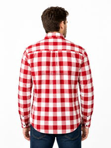 เสื้อเชิ้ตผ้าแฟลนเนลลำลองคอปก รุ่นลิมิเต็ดอิดิชั่น OEM ปี 2026 สินค้าใหม่มาแรง คุณภาพสูง ระบายอากาศได้ดี แห้งเร็ว ผลิตจากผ้าฝ้าย ราคาขายส่ง - Product Image 2