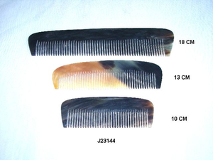 Vente chaude : Ensemble de peignes en corne naturelle de qualité supérieure, faits à la main, peigne de poche sans manche - Product Image 4
