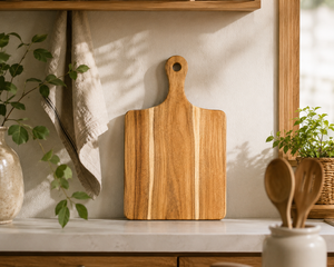 Acacia Chopping Block Thick Rectangle Personalized Customized Durable Multifunctional - Product Image 3