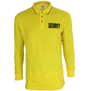 Veste de sécurité unisexe bleue en polyester, uniforme toutes saisons pour agents de sécurité, manches longues, boutonnage frontal, détection par aiguille, fusion sans couture - Product Image 6