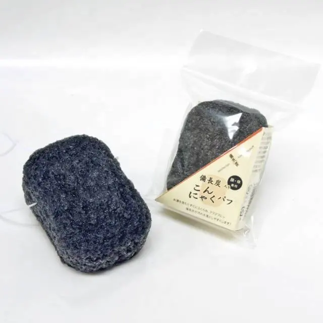 Хорошее качество, продукт по уходу за кожей, Binchotan, губка для конжака для домашнего использования, D-423 Tosa, Binchotan, угольная губка для конжака