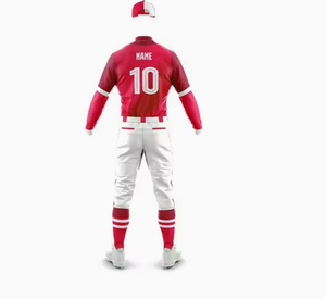 ชุดยูนิฟอร์มเบสบอลแบบขายส่งสั่งทำพิเศษ เสื้อและกางเกงเบสบอลแบบซับลิเมชั่นสำหรับทีม ผู้ผลิตชุดกีฬาคุณภาพสูง - Product Image 1