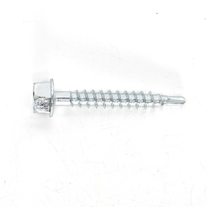 PDC Brand Hex Head Galvanized Self Tapping <b>Screw</b> Class 4.8 & 6.8 Carbon Steel Inch Coarse Thread - Product Image 4