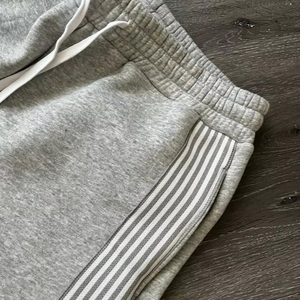 Custom Striped <b>Jogger</b> Sweatpants Sweat Track <b>Stacked</b> Pants for Men Flared Wide Leg Baggy Sweatpants Jogging Pants High Quality - Product Image 3
