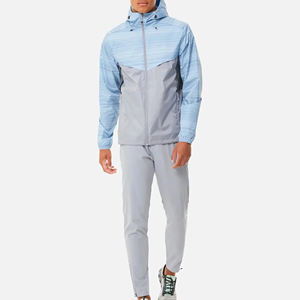 Ensemble de survêtement de jogging 100 % nylon pour homme, veste zippée coupe-vent en nylon, streetwear personnalisé, grandes tailles, ensembles d'hiver – Vente en gros - Product Image 1