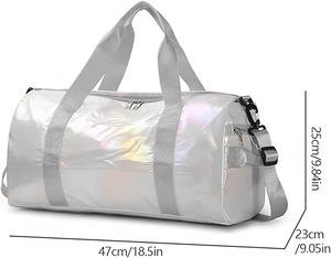 Quality Custom Logo Durable Lightweight <b>Waterproof</b> <b>Drawstring</b> Duffle <b>Bag</b> Gym School Travel Promotional Print Large Capacity <b>Bags</b> - Product Image 2