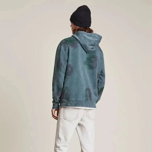 Sudadera con Capucha Oversize para Hombre, Tie-Dye, 100% Algodón, Felpa Francesa, Informal, con Bolsillos, para Otoño - Product Image 2