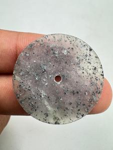 Esfera Redonda de Piedra Solar Negra Natural de 28.50mm con Orificio Central de 2mm y Grosor de 0.70mm, Componente de Reloj de Lujo por K Gems - Product Image 6