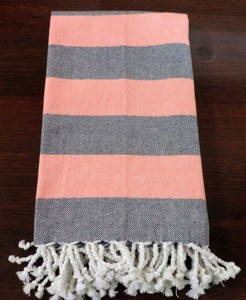 Cotton Disposable Quick-Dry Sports Fouta <b>Towel</b> with Solid Color - Product Image 2