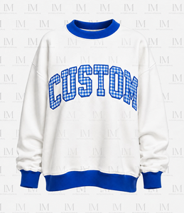 บริการ OEM พร้อมรับผลิตเสื้อสเวตเชิ้ตคอเต่าลายตารางสำหรับผู้หญิง ดีไซน์ใหม่ สีและขนาดปรับแต่งได้ ผลิตจากโรงงาน - Product Image 1