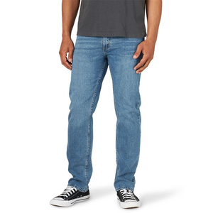 Pantalon en jean pour homme de haute qualité, coupe droite, coupe régulière, bleu, 2025, pour hommes - Product Image 1