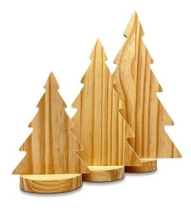 Décoration de Noël en bois, Artisanat en bois de Noël, Arbre de Noël en bois, Arbre festif en bois, Arbre de Noël rustique, Noël en bois naturel - Product Image 1