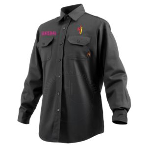Camisa de Trabajo de Alta Calidad 100% Algodón, Resistente al Fuego, Popular, con Botones, Color Caqui, Manga Larga - Product Image 4