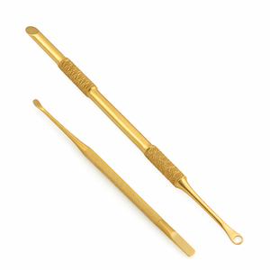 Kounain Dual-Ended Stainless Steel Manicure Nail Kit Cuticle <b>Remover</b> Tool Cuticle Pusher <b>Box</b> - Product Image 1