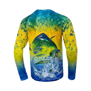 T-shirt de pêche personnalisé, nouvelle mode, sublimation, vêtements de pêche, manches longues, fabriqué au Pakistan, chemise de pêche pour hommes - Product Image 2