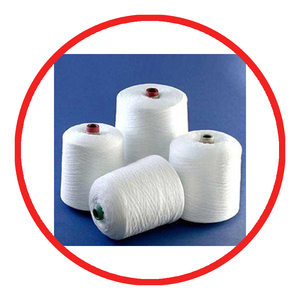 Hilo de Poliéster Reciclado de la Mejor Calidad NE 18s/1 100%, Alta Resistencia, para Prendas de Vestir y Textiles para el Hogar, Exportación desde India - Product Image 3