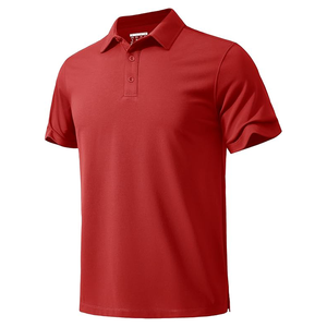 Polo de Cuello Redondo Blanco de Primera Calidad, Unisex, para Bordar con Logotipo Personalizado, Camisetas para Hombre - Product Image 1