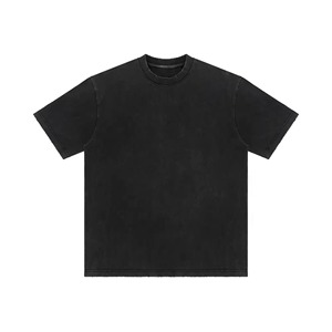 เสื้อยืดคอตตอนฟอกสีทรงหลวมสไตล์วินเทจ ขนาดพลัสไซส์ 230gsm เสื้อยืดสตรีทแวร์ ยูนิเซ็กซ์ ผ้าคอตตอนแท้ - Product Image 6