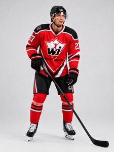 Ice Hockey Uniform Custom <b>Athletic</b> Team Kit Lightweight Performance Jersey And Pants Designed For Speed Comfort Mobility - Product Image 6