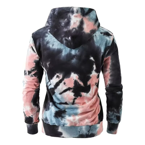 Unisex Vintage Wash Ouality Fleece Hoodies Custom Pullover Relaxed Tie Dye Manufacturer Clothing Factory OEM ODM Supply - Product Image 2