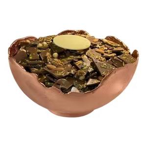 Bol en métal pour bonbons, bol en acier inoxydable pour servir des fruits secs et des en-cas - Product Image 1