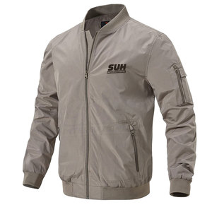 Fashionable New Design Winter Stand Collar Bomber <b>Jacket</b> Best Selling Easy Wear <b>Warm</b> 100% Polyester for <b>Men</b> - Product Image 1