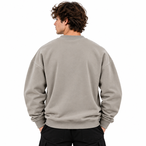 Sudadera Personalizada para Hombre con Estampado de Diamantes de Imitación y Gráficos, Cuello Redondo, Estilo Oversize, Streetwear, OEM, Marca Privada, Proveedor Mayorista de EE. UU. - Product Image 3