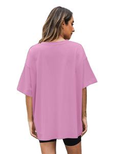 Camisetas pesadas transpirables de último diseño, camisetas de gran tamaño en blanco para mujer, camisetas de algodón 100% de gran tamaño para mujer - Product Image 5