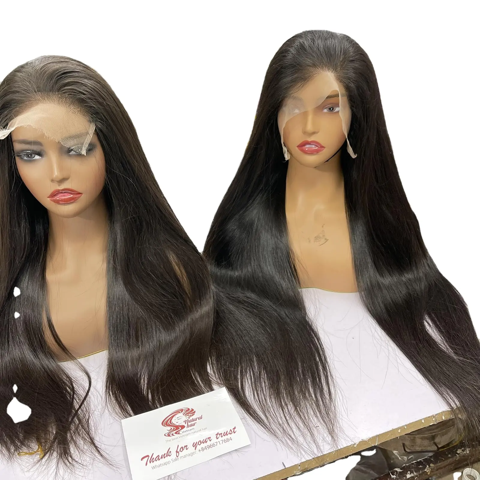Улучшите свой стиль с помощью высококачественных париков из вьетнамских натуральных волос-доступны фронтальные варианты HD кружева-прямой парик с застежкой