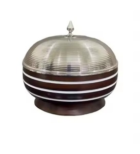 Olla de Metal Exclusiva, Olla de Acero Inoxidable con Aislamiento Térmico y Tapa para Mantener la Comida Caliente, Cazuela Elegante para Servir en la Mesa del Comedor - Product Image 2