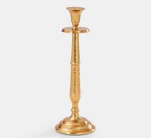 <b>Brass</b> <b>Candlestick</b> Holder Gold Metal Pillar Stand Handmade Durable Home Decoration - Product Image 2