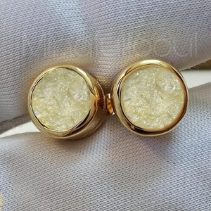 Pendientes de Cristal del Desierto Libio de Primera Calidad |   Base de Plata de Ley sin Tratar |   Joyería de Piedras Preciosas Auténticas con Diseño Artesanal |   2026 - Product Image 3