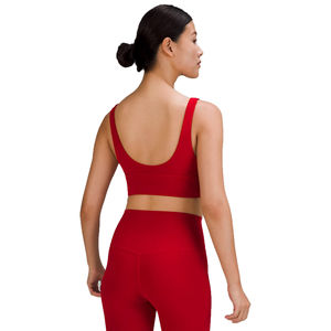 Soutien-gorge de sport respirant à séchage rapide et à maintien élevé pour femme, idéal pour le yoga, la course à pied et la gym - Matière Spandex/Nylon, logo frontal, couleur personnalisée, OEM/ODM - Product Image 2