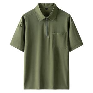 Polo de Manga Corta para Hombre, Corte Regular, Informal, Tejido Transpirable, con Logotipo Estampado en la Parte Delantera - Product Image 5