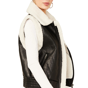 Chaleco de Cuero con Flecos Estilo Vaquero Occidental para Mujer, Precio de Fábrica, Marca Privada, Fabricante Mayorista - Product Image 4